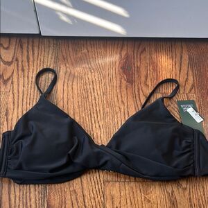 Wild Fable Black Bikini Top Size XL New with Tags